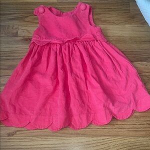 Castles crowns pink corduroy dress 2t